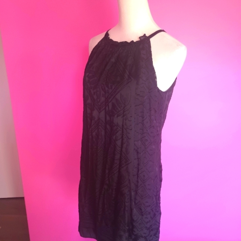 Max Studio Y2K Black Velvet Mini Cocktail Dress (Size Small) - Picture 6 of 8